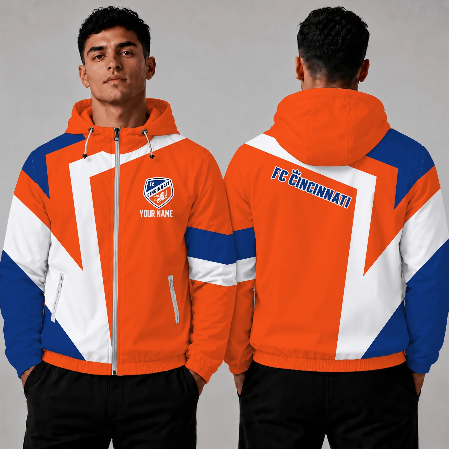 Limited Edition – Customized MLS Fc Cincinnati Windbreaker Jacket