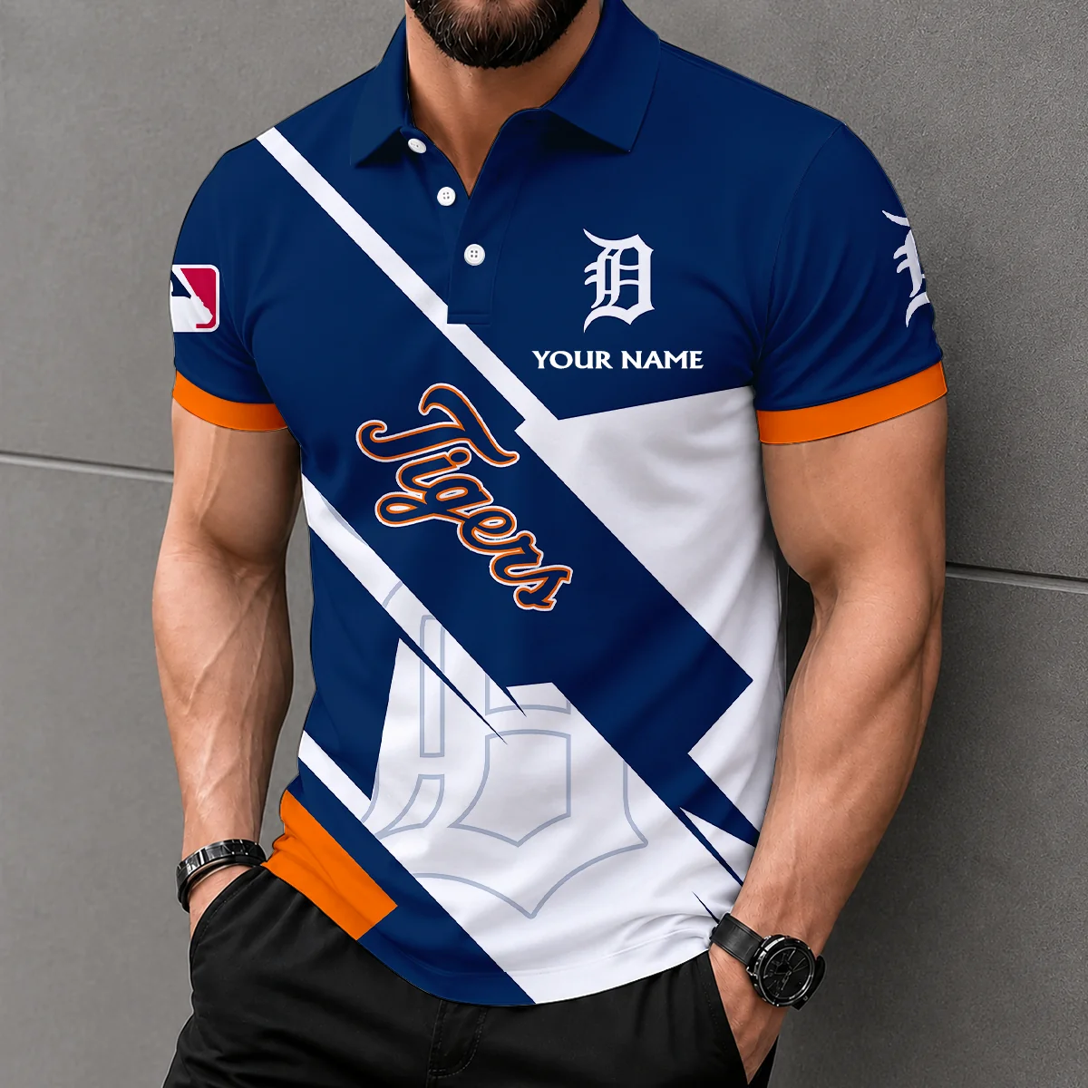 Limited Edition – Customized MLB Detroit Tigers Polo Shirt