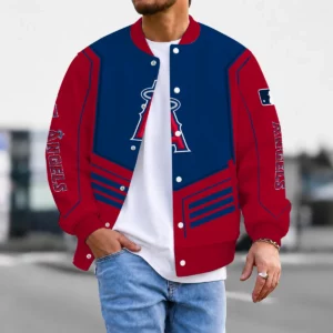 Limited Edition – Customized MLB Los Angeles Angels Satin Varsity & Baseball Jacket