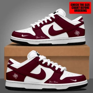 Limited Edition – Customized NCAA Texas A&M Aggies Dunk Low Shoes