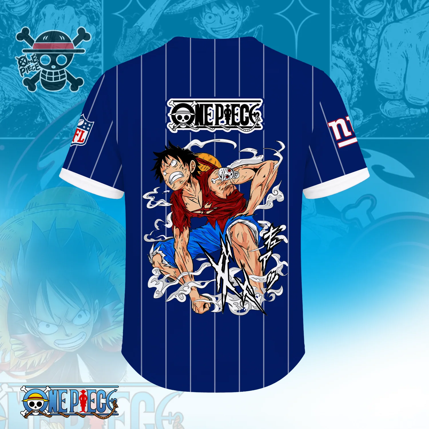 Limited Edition – Customized NFL New York Giants Baseball Jersey - Image 2