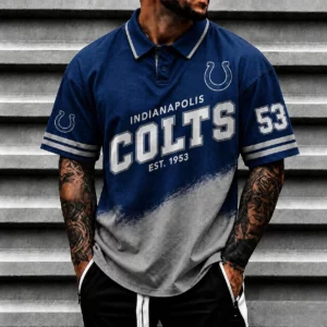 Limited Edition – Customized NFL Indianapolis Colts Polo Shirt