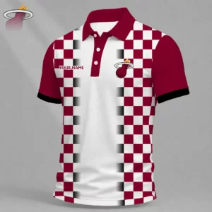 Limited Edition – Customized NBA Miami Heat Polo Shirt