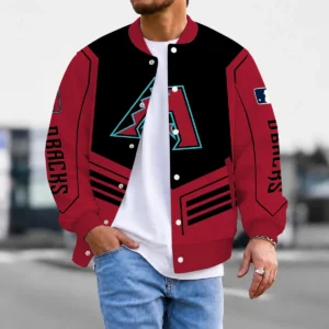Limited Edition – Customized MLB Arizona Diamondbacks Satin Varsity & Baseball Jacket