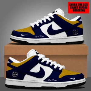 Limited Edition – Customized NCAA Notre Dame Fighting Irish Dunk Low Shoes