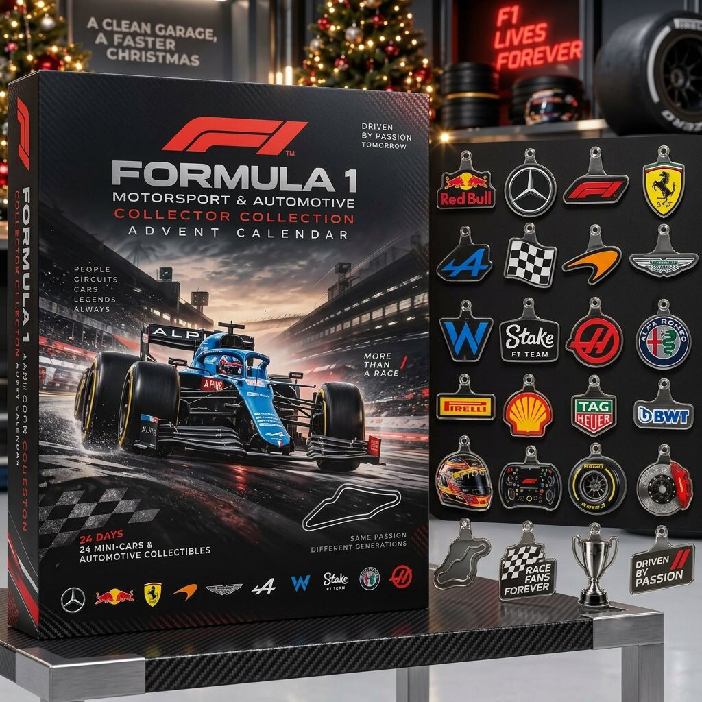 Formula 1 F1 Advent Calendar Racing Christmas Countdown Gifts For Xmas
