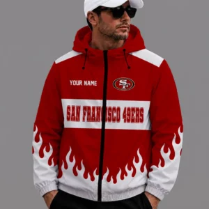 Limited Edition – Customized NFL San Francisco 49Ers Windbreaker Jacket