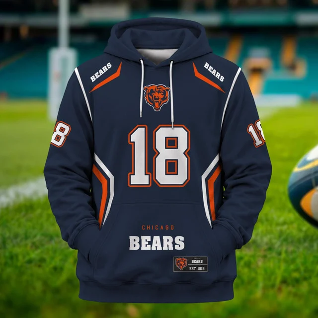 Limited Edition – Customized NFL Chicago Bears T-Shirt, Hoodie, Zip Hoodie