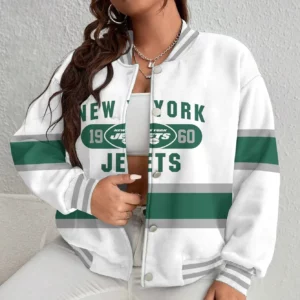 Limited Edition – Customized NFL New York Jets Satin Varsity & Baseball Jacket