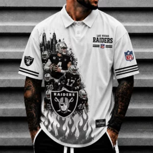 Limited Edition – Customized NFL Las Vegas Raiders Polo Shirt