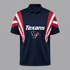 Limited Edition – Customized NFL Houston Texans Polo Shirt