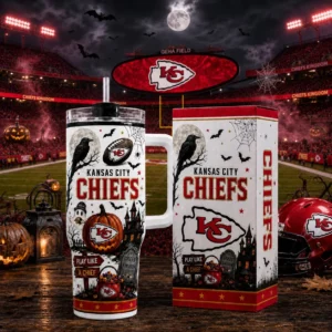 Limited Edition – Customized NFL Kansas City Chiefs Halloween 40Oz Tumbler