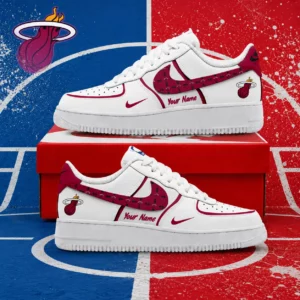 Limited Edition – Customized NBA Miami Heat Af1 Sneakers