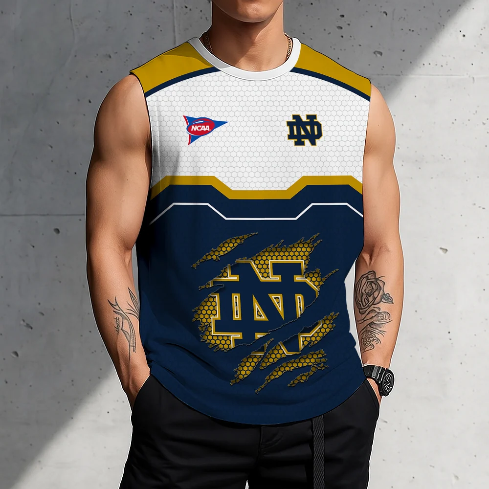 Limited Edition – Customized NCAA Notre Dame Fighting Irish Men’s Gym Shirt