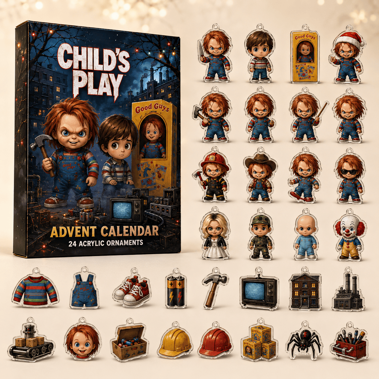 Child_s Play Chucky Advent Calendar Halloween Advent Calendar Best Gifts For Chucky Lovers