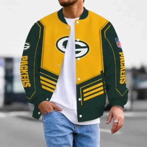 Limited Edition – Customized NFL Green Bay Packers Satin Varsity & Baseball Jacket