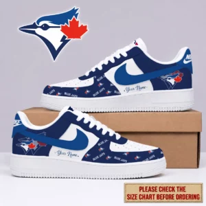 Limited Edition – Customized MLB Toronto Blue Jays Af1 Shoes