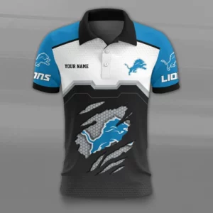 Limited Edition – Customized NFL Detroit Lions Polo Shirt