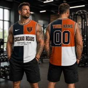 Limited Edition – Customized NFL Chicago Bears Men’s Gym Shirt