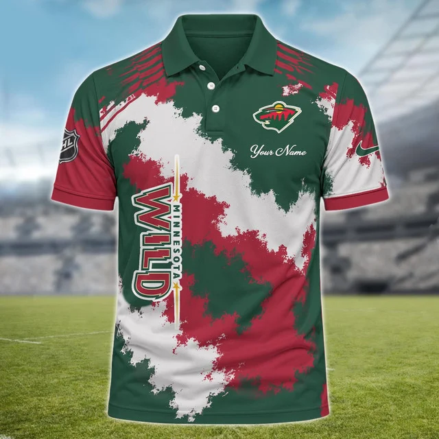 Limited Edition – Customized NHL Minnesota Wild Polo Shirt