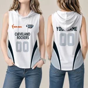 Limited Edition – Customized WNBA Cleveland Rockers Women’s Sleeveless Hooded Pocket Tank Top