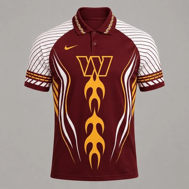 Limited Edition – Customized NFL Washington Commanders Polo Shirt