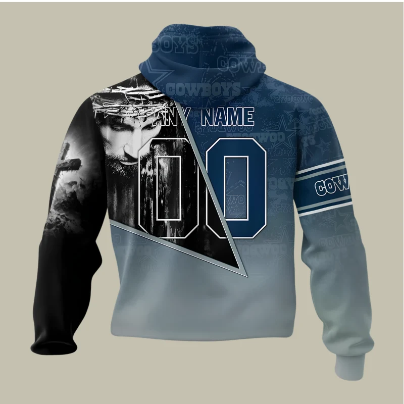 Limited Edition – Customized NFL Dallas Cowboys God’s Blessing T-Shirt, Hoodie & Zip Hoodie - Image 3