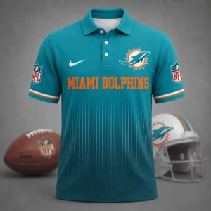 Limited Edition – Customized NFL Miami Dolphins Polo Shirt