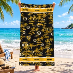 Limited Edition – Customized NHL Boston Bruins Beach Towel