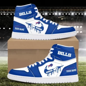 Limited Edition – Customized NFL Buffalo Bills Air Jordan 1 Sneakers