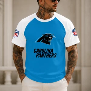 Limited Edition – Customized NFL Carolina Panthers Raglan Tee