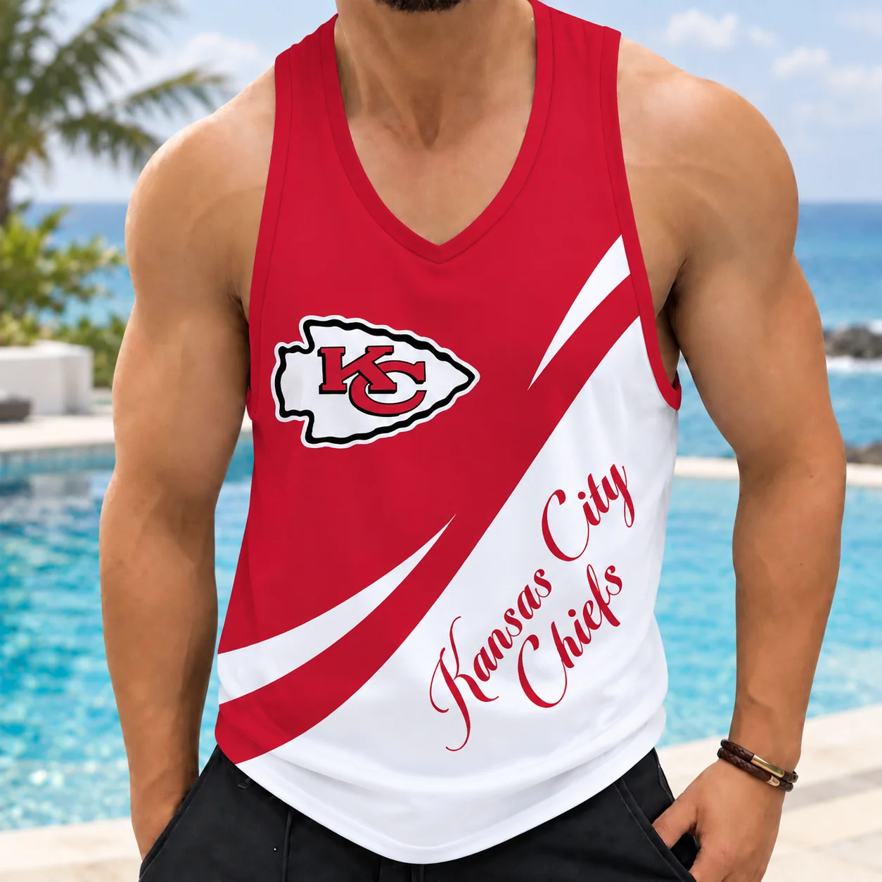 Limited Edition – Customized NFL Kansas City Chiefs Men’s Tank Top