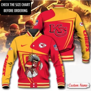 Limited Edition – Customized NFL Kansas City Chiefs Satin Varsity & Baseball Jacket