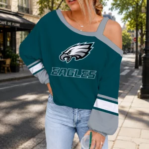 Limited Edition – Customized NFL Philadelphia Eagles Drop Shoulder Sweatshirt