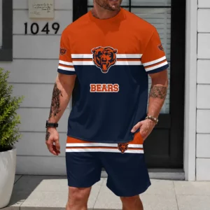 Limited Edition -customized NFL Chicago Bears Unisex T-Shirt & Shorts Set