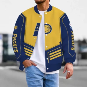 Limited Edition – Customized NBA Indiana Pacers Baseball Jacket, Satin Varsity Jacket