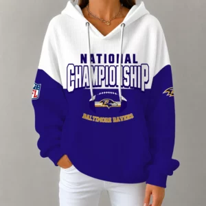 Limited Edition – Customized NFL Baltimore Ravens Ribbed Hoodie & Sweatshirt