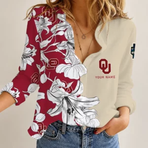 Limited Edition – Customized NCAA Oklahoma Sooners Women Casual Shirt