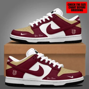 Limited Edition – Customized NCAA Florida State Seminoles Dunk Low Shoes