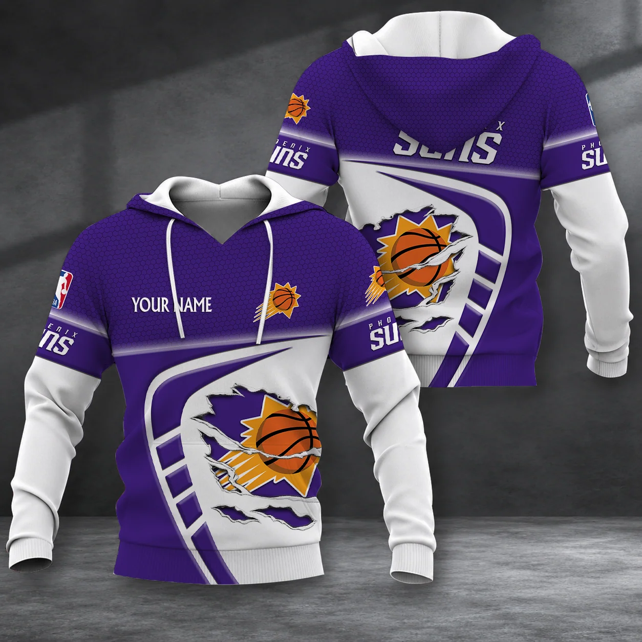 Limited Edition – Customized NBA Phoenix Suns T-Shirt, Polo Shirt, Zip Polo Shirt, Sweatshirt, Hoodie & Zip Hoodie