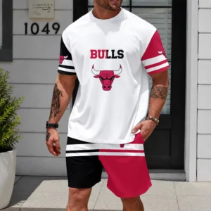 Limited Edition – Customized NBA Chicago Bulls Unisex T-Shirt & Shorts Set