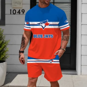 Limited Edition – Customized MLB Toronto Blue Jays Unisex T-Shirt & Shorts Set
