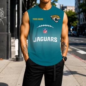 Limited Edition – Customized NFL Jacksonville Jaguars Men’s Gym Shirt