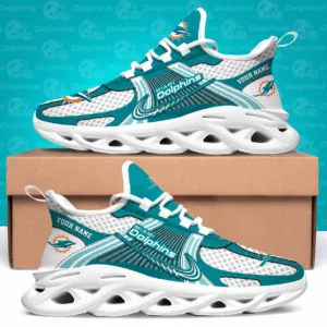Limited Edition – Customized NFL Miami Dolphins Max Soul Shoes