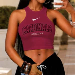 Limited Edition – Customized NFL Arizona Cardinals Women’s Crop Top & Long Pants Set