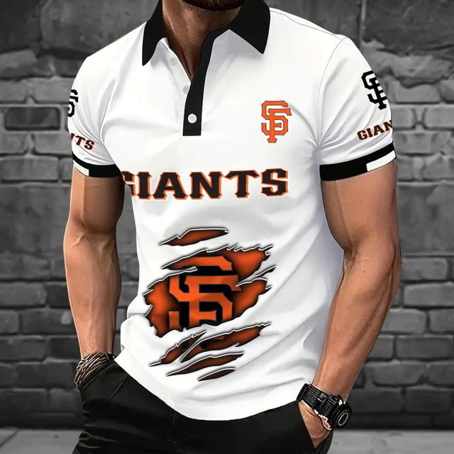 Limited Edition – Customized MLB San Francisco Giants Polo Shirt - Image 2