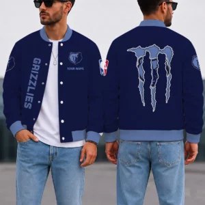 Limited Edition – Customized NBA Memphis Grizzlies Baseball Jacket, Satin Varsity Jacket