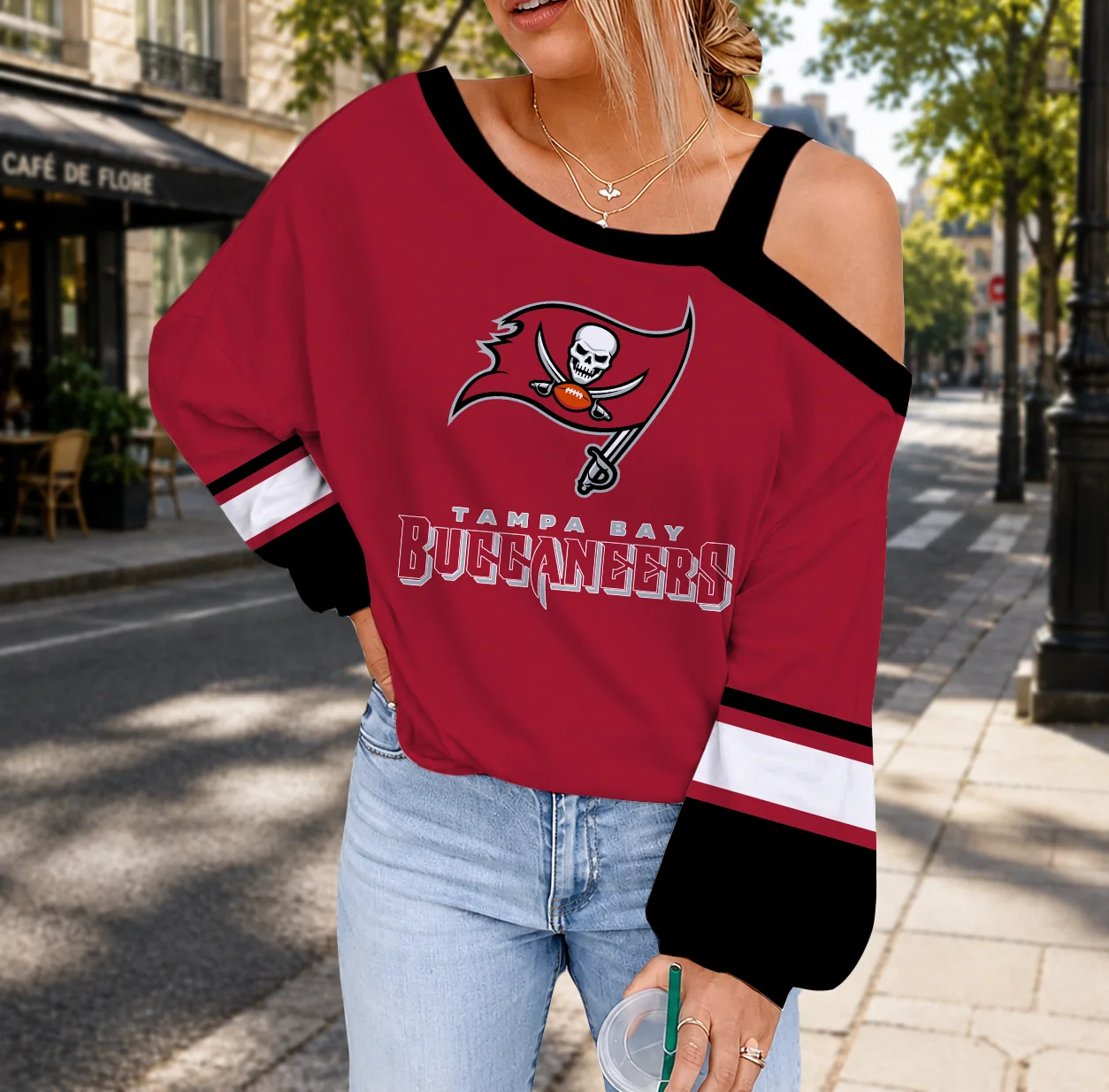 Limited Edition – Customized NFL Tampa Bay Buccaneers Drop Shoulder Sweatshirt