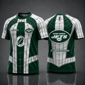 Limited Edition – Customized NFL New York Jets x Spider Unisex T-Shirt