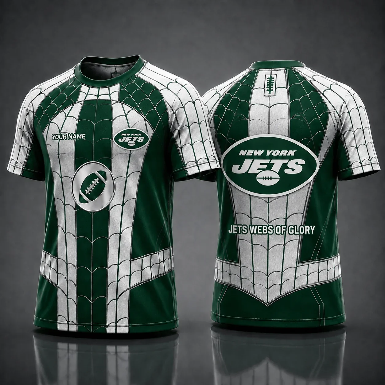 Limited Edition – Customized NFL New York Jets x Spider Unisex T-Shirt